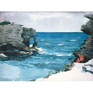 Fine Art Prints Winslow Homer Rocky Shore Bermuda Large Wall Art Print Canvas Premium Poster Mural Fine Art Prints Winslow Homer Rocky Shore Bermuda Large Wall Art Print Canvas Premium Poster Mural