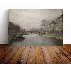 Big Box Art Canvas Print Wall Art Stanislas Lepine The Pont Neuf Paris Mounted & Stretched Box Frame Picture Home Decor for Kitchen, Living Room, Bedroom, Hallway, Multi-Colour, 30x20 Inch Big Box Art Canvas Print Wall Art Stanislas Lepine The Pont Neuf Paris Mounted & Stretched Box Frame Picture Home Decor for Kitchen, Living Room, Bedroom, Hallway, Multi-Colour, 30x20 Inch