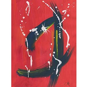 Artery8 Hendo Tanuki Abstract Red Painting Drips Strokes Premium Wall Art Canvas Print 18X24 Inch Artery8 Hendo Tanuki Abstract Red Painting Drips Strokes Premium Wall Art Canvas Print 18X24 Inch