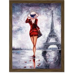 Fine Art Prints Lady Wearing Red In Paris Large Framed Art Print Wall Poster 18x24 inch Fine Art Prints Lady Wearing Red In Paris Large Framed Art Print Wall Poster 18x24 inch