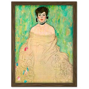 Wee Blue Coo Klimt Amalie Zuckerkandl Portrait Artwork Framed Wall Art Print 18X24 Inch Wee Blue Coo Klimt Amalie Zuckerkandl Portrait Artwork Framed Wall Art Print 18X24 Inch