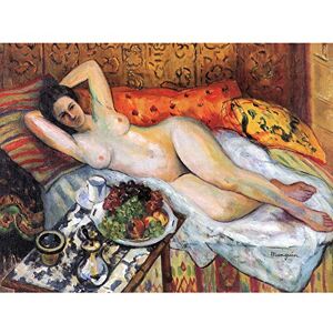 Artery8 Manguin 1922 Nude Woman Fruit Painting Premium Wall Art Canvas Print 18X24 Inch Artery8 Manguin 1922 Nude Woman Fruit Painting Premium Wall Art Canvas Print 18X24 Inch