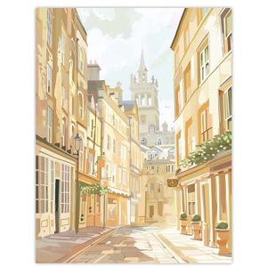 Artery8 Bath England Sunny Day Street View Cityscape Living Room Large Wall Art Poster Print Thick Paper 18X24 Inch Artery8 Bath England Sunny Day Street View Cityscape Living Room Large Wall Art Poster Print Thick Paper 18X24 Inch