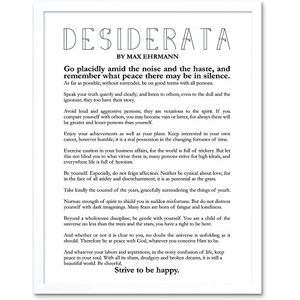 Wee Blue Coo Quote Typograph Phrase Poetic Prose Ehrmann Desiderata Art Print Framed Poster Wall Decor 12X16 Inch Wee Blue Coo Quote Typograph Phrase Poetic Prose Ehrmann Desiderata Art Print Framed Poster Wall Decor 12X16 Inch