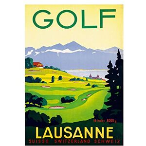 Wee Blue Coo Travel Sport Golf Lausanne Swiss Resort Alpine Fairway Wall Art Print Wee Blue Coo Travel Sport Golf Lausanne Swiss Resort Alpine Fairway Wall Art Print