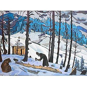 Fine Art Prints Roerich Sait Sergius Builder Symbolism Painting Art Print Canvas Premium Wall Decor Poster Mural Fine Art Prints Roerich Sait Sergius Builder Symbolism Painting Art Print Canvas Premium Wall Decor Poster Mural
