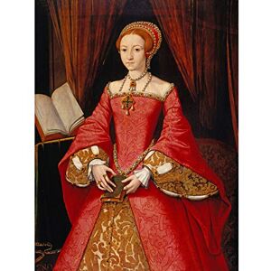 Wee Blue Coo PAINTING SCROTS (ATTR.) PRINCESS ELIZABETH TUDOR 12x16 POSTER ART PRINT HP3467 Wee Blue Coo PAINTING SCROTS (ATTR.) PRINCESS ELIZABETH TUDOR 12x16 POSTER ART PRINT HP3467