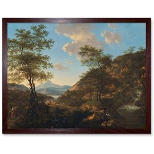 Artery8 De Heusch Italian Landscape Draftsman Painting Art Print Framed Poster Wall Decor 12x16 inch Artery8 De Heusch Italian Landscape Draftsman Painting Art Print Framed Poster Wall Decor 12x16 inch