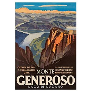 Wee Blue Coo Travel Generoso Lake Lugano Switzerland Alpine Picture Wall Art Print Wee Blue Coo Travel Generoso Lake Lugano Switzerland Alpine Picture Wall Art Print