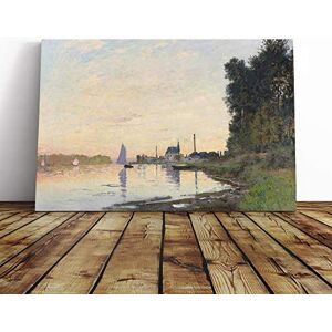 Big Box Art Canvas Print Wall Art Claude Monet The Shore at Dusk Mounted and Stretched Box Frame Picture Home Decor for Kitchen, Living Room, Bedroom, Hallway, Multi-Colour, 20x14 Inch Big Box Art Canvas Print Wall Art Claude Monet The Shore at Dusk Mounted and Stretched Box Frame Picture Home Decor for Kitchen, Living Room, Bedroom, Hallway, Multi-Colour, 20x14 Inch