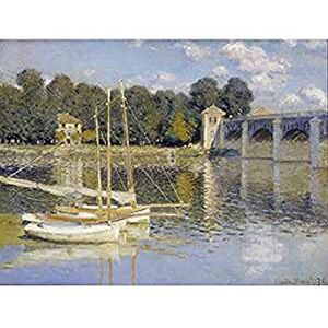 Fine Art Prints Claude Monet The Argenteuil Bridge Art Print Canvas Premium Wall Decor Poster Mural Fine Art Prints Claude Monet The Argenteuil Bridge Art Print Canvas Premium Wall Decor Poster Mural