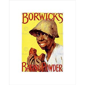 Wee Blue Coo Advert Borwick Baking Powder Happy Smile Bite Bread Wall Art Print Wee Blue Coo Advert Borwick Baking Powder Happy Smile Bite Bread Wall Art Print