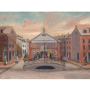 Artery8 Chappel New York Fly Market 1870 Painting Large Wall Art Poster Print Thick Paper 18X24 Inch Artery8 Chappel New York Fly Market 1870 Painting Large Wall Art Poster Print Thick Paper 18X24 Inch