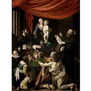 Fine Art Prints Michelangelo Merisi Called Caravaggio Madonna Rosary Large Wall Art Print Canvas Premium Poster Mural Fine Art Prints Michelangelo Merisi Called Caravaggio Madonna Rosary Large Wall Art Print Canvas Premium Poster Mural