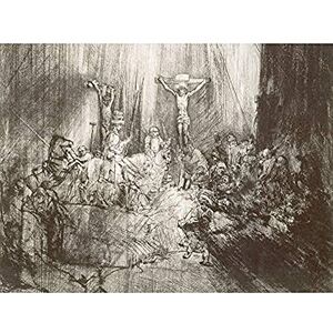 Fine Art Prints Rembrandt Christ Crucified Between The Two Thieves The Three Crosses Art Print Canvas Premium Wall Decor Poster Mural Fine Art Prints Rembrandt Christ Crucified Between The Two Thieves The Three Crosses Art Print Canvas Premium Wall Decor Poster Mural
