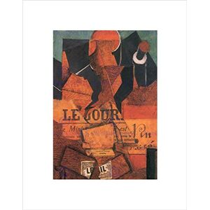 Wee Blue Coo Juan Gris Tobacco Newspaper Wine Bottle Old Master Wall Art Print Wee Blue Coo Juan Gris Tobacco Newspaper Wine Bottle Old Master Wall Art Print