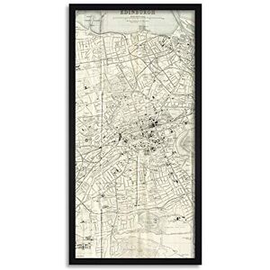 Artery8 Map 1935 Edinburgh City Scotland Plan Chart Framed Wall Art Print Long 25X12 Inch Artery8 Map 1935 Edinburgh City Scotland Plan Chart Framed Wall Art Print Long 25X12 Inch