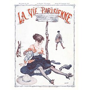 Artery8 La Vie Parisienne Hunter Woman No License Magazine Cover Art Print Canvas Premium Wall Decor Poster Mural Artery8 La Vie Parisienne Hunter Woman No License Magazine Cover Art Print Canvas Premium Wall Decor Poster Mural