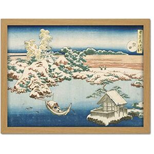 Artery8 Hokusai The Sumida River In Snow Japanese Painting Artwork Framed Wall Art Print 18X24 Inch Artery8 Hokusai The Sumida River In Snow Japanese Painting Artwork Framed Wall Art Print 18X24 Inch