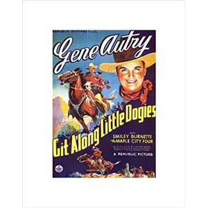 Wee Blue Coo Movie Film Western Cowboy Wild West 1937 Wall Art Print Wee Blue Coo Movie Film Western Cowboy Wild West 1937 Wall Art Print