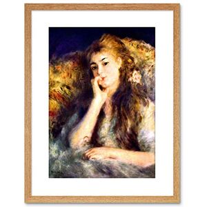 Wee Blue Coo PAINTING RENOIR PORTRAIT GIRL THOUGHTS FRAMED PICTURE ART PRINT F97X9214 Wee Blue Coo PAINTING RENOIR PORTRAIT GIRL THOUGHTS FRAMED PICTURE ART PRINT F97X9214