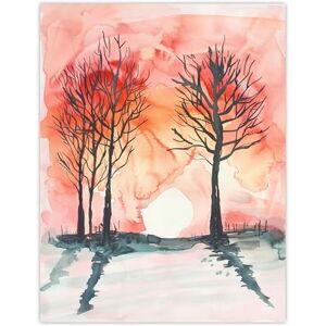 Artery8 Two Trees at Sunset Winter Countryside Landscape Living Room Large Wall Art Poster Print Thick Paper 18X24 Inch Artery8 Two Trees at Sunset Winter Countryside Landscape Living Room Large Wall Art Poster Print Thick Paper 18X24 Inch