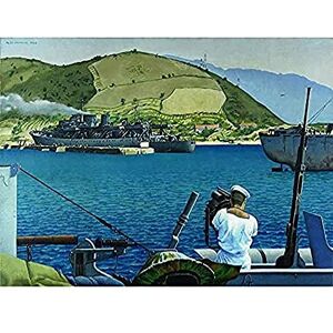 Fine Art Prints Colville HMCS Prince Henry Corsica WWII Painting Art Print Canvas Premium Wall Decor Poster Mural Fine Art Prints Colville HMCS Prince Henry Corsica WWII Painting Art Print Canvas Premium Wall Decor Poster Mural