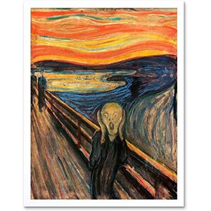Wee Blue Coo Edvard Munch The Scream Old Master Painting Art Print Framed Poster Wall Decor 12X16 Inch Wee Blue Coo Edvard Munch The Scream Old Master Painting Art Print Framed Poster Wall Decor 12X16 Inch