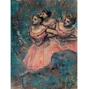Artery8 Edgar Degas Three Dancers In Red Costume XL Giant Panel Poster (8 Sections) Artery8 Edgar Degas Three Dancers In Red Costume XL Giant Panel Poster (8 Sections)