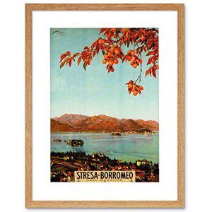 Wee Blue Coo Stresa Borromeo Lake Maggiore Italy Travel Ad Picture Framed Wall Art Print Wee Blue Coo Stresa Borromeo Lake Maggiore Italy Travel Ad Picture Framed Wall Art Print