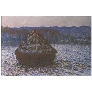 ArtPlaza Monet Claude-Haystacks Decorative Panel, Wood, Multi-Colour, 90 x 1.8 x 60 cm ArtPlaza Monet Claude-Haystacks Decorative Panel, Wood, Multi-Colour, 90 x 1.8 x 60 cm