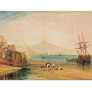 Fine Art Prints Jmw Turner Scarborough Town Castle Boys Catching Crabs Extra Large Art Print Wall Mural Poster Premium XL Fine Art Prints Jmw Turner Scarborough Town Castle Boys Catching Crabs Extra Large Art Print Wall Mural Poster Premium XL