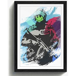 Arty Pie Framed Print Black A2 (24.5x18 Inch) Banksy Smiley Copper Wall Graffiti Art V2, Wood, Multi-Colour, 60 x 42 x 2 cm Arty Pie Framed Print Black A2 (24.5x18 Inch) Banksy Smiley Copper Wall Graffiti Art V2, Wood, Multi-Colour, 60 x 42 x 2 cm