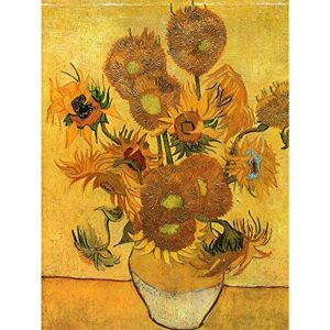 Wee Blue Coo Van Gogh Still Life Fifteen Sunflowers Vase Large Wall Art Poster Print Thick Paper 18X24 Inch Wee Blue Coo Van Gogh Still Life Fifteen Sunflowers Vase Large Wall Art Poster Print Thick Paper 18X24 Inch