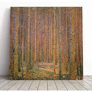 Big Box Art Canvas Print Wall Art Gustav Klimt Fir Tree Forest Tannenwald II Mounted & Stretched Box Frame Picture Home Decor for Kitchen, Living Room, Bedroom, Hallway, Muli-Colour, 14x14 Inch Big Box Art Canvas Print Wall Art Gustav Klimt Fir Tree Forest Tannenwald II Mounted & Stretched Box Frame Picture Home Decor for Kitchen, Living Room, Bedroom, Hallway, Muli-Colour, 14x14 Inch