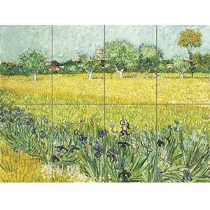 Artery8 Vincent Van Gogh Veld Met Bloemen Bij Arles XL Giant Panel Poster (8 Sections) Artery8 Vincent Van Gogh Veld Met Bloemen Bij Arles XL Giant Panel Poster (8 Sections)