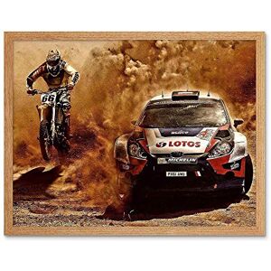 Wee Blue Coo Photograph Sport Motocross Bike Rally Car Dirt Race Art Print Framed Poster Wall Decor 12X16 Inch Wee Blue Coo Photograph Sport Motocross Bike Rally Car Dirt Race Art Print Framed Poster Wall Decor 12X16 Inch