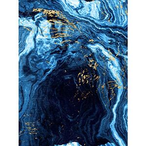 Wee Blue Coo Abstract Dark Blue Gold Flow Art Print Canvas Premium Wall Decor Poster Wee Blue Coo Abstract Dark Blue Gold Flow Art Print Canvas Premium Wall Decor Poster