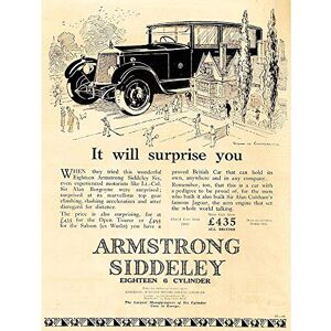 Wee Blue Coo Advert Car Automobile Vintage Armstrong Siddeley British UK Art Print Poster Wall Decor 12X16 Inch Wee Blue Coo Advert Car Automobile Vintage Armstrong Siddeley British UK Art Print Poster Wall Decor 12X16 Inch