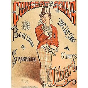 Fine Art Prints Levy Libert La Scala Paris Cabaret Konzert Werbung ungerahmt Wandbild Kunstdruck Poster Home Decor Premium Fine Art Prints Levy Libert La Scala Paris Cabaret Konzert Werbung ungerahmt Wandbild Kunstdruck Poster Home Decor Premium