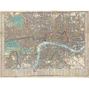 Wee Blue Coo Geography Map Illustrated Antique Crutchley London Art Print Poster Wall Decor 12X16 Inch Wee Blue Coo Geography Map Illustrated Antique Crutchley London Art Print Poster Wall Decor 12X16 Inch