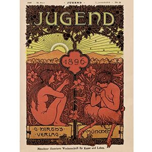 Wee Blue Coo Magazine Cover Jugend Pan Pipe Nouveau Large Wall Art Poster Print Thick Paper 18X24 Inch Wee Blue Coo Magazine Cover Jugend Pan Pipe Nouveau Large Wall Art Poster Print Thick Paper 18X24 Inch