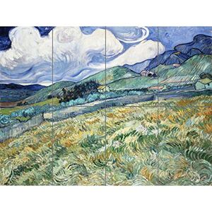 Artery8 Vincent Van Gogh Landscape From Saint Remy XL Giant Panel Poster (8 Sections) Artery8 Vincent Van Gogh Landscape From Saint Remy XL Giant Panel Poster (8 Sections)