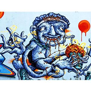 Fine Art Prints Graffiti Weird Guy Eating Großer Kunstdruck Poster Wanddekoration 45,7 x 61 cm Fine Art Prints Graffiti Weird Guy Eating Großer Kunstdruck Poster Wanddekoration 45,7 x 61 cm