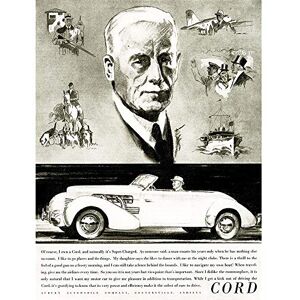 Wee Blue Coo Advert Automobile Cord Classic Car Auburn USA Art Print Poster Wall Decor 12X16 Inch Wee Blue Coo Advert Automobile Cord Classic Car Auburn USA Art Print Poster Wall Decor 12X16 Inch