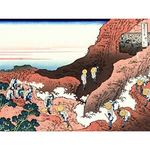 Artery8 Hokusai 36 Views Fuji Climbing Mount Woodblock Japan Premium Wall Art Canvas Print 18X24 Inch Artery8 Hokusai 36 Views Fuji Climbing Mount Woodblock Japan Premium Wall Art Canvas Print 18X24 Inch