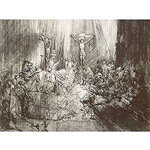 Fine Art Prints Rembrandt Christ Crucified Between The Two Thieves The Three Crosses Unframed Wall Art Print Poster Home Decor Premium Fine Art Prints Rembrandt Christ Crucified Between The Two Thieves The Three Crosses Unframed Wall Art Print Poster Home Decor Premium