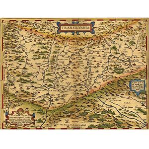 Wee Blue Coo Map Old Vintage Transylvania Romania Dacia Illustrated Large Art Print Poster Wall Decor 18x24 inch Wee Blue Coo Map Old Vintage Transylvania Romania Dacia Illustrated Large Art Print Poster Wall Decor 18x24 inch