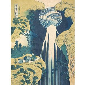 Artery8 Hokusai Amida Falls Kisokaido Road Japanese Waterfall Painting Large Wall Art Poster Print Thick Paper 18X24 Inch Artery8 Hokusai Amida Falls Kisokaido Road Japanese Waterfall Painting Large Wall Art Poster Print Thick Paper 18X24 Inch