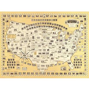 Fine Art Prints Chase 1947 Pictorial Map USA Stamps Chart Large Print Poster Wall Art Decor Picture Fine Art Prints Chase 1947 Pictorial Map USA Stamps Chart Large Print Poster Wall Art Decor Picture